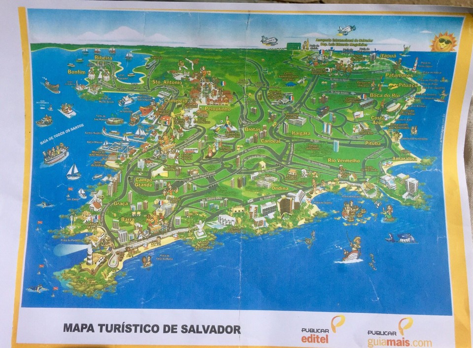 Brasilien - Salvador - Stadtplan Salvador