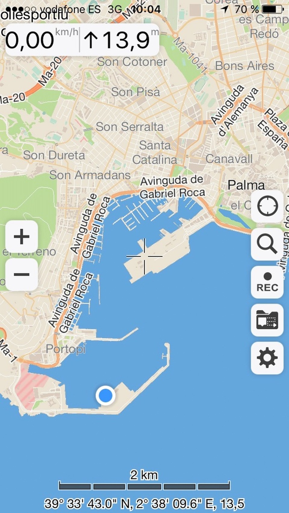 Spanien -  - Unser heutiger Lieg Platz.