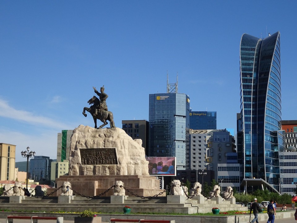 Mongolia - Ulaanbaatar - Sukhbaatar Square