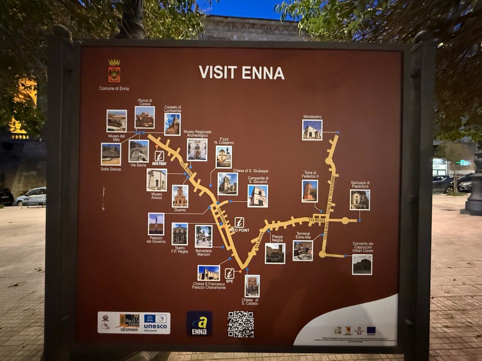 Italien - Enna - Aber jetzt Enna
