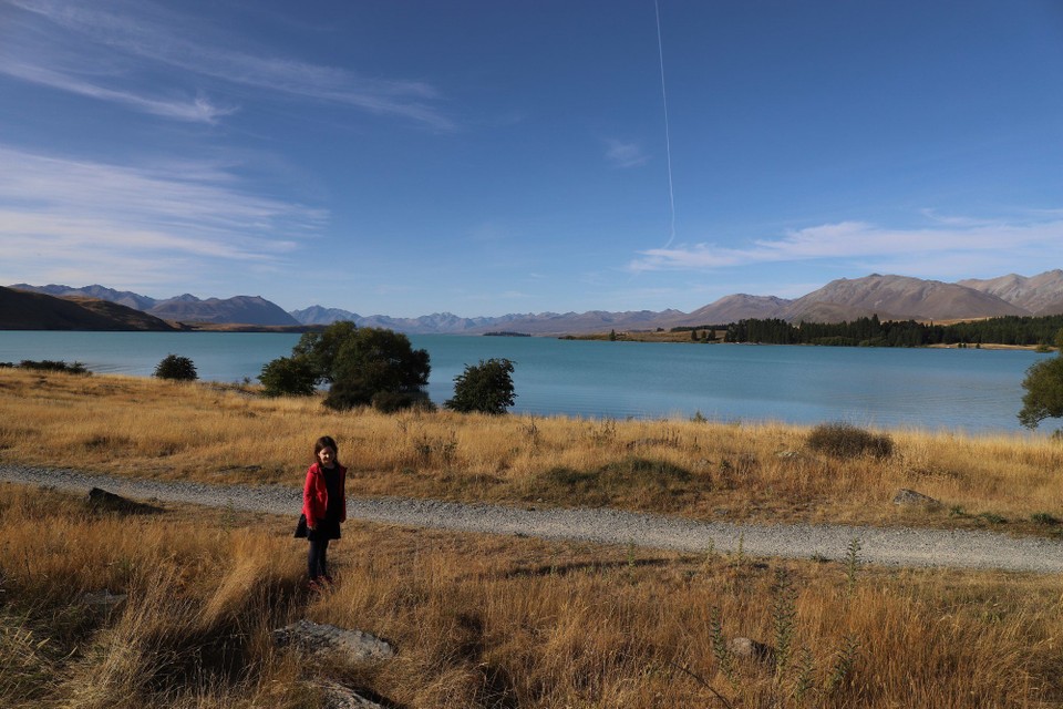 Neuseeland - Lake Tekapo - Lake Tekapo im Abendlicht