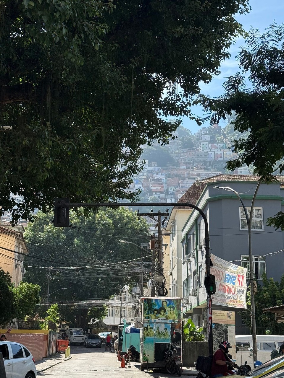 Brasilien - Rio de Janeiro - Blick zur Favela Santa Marta