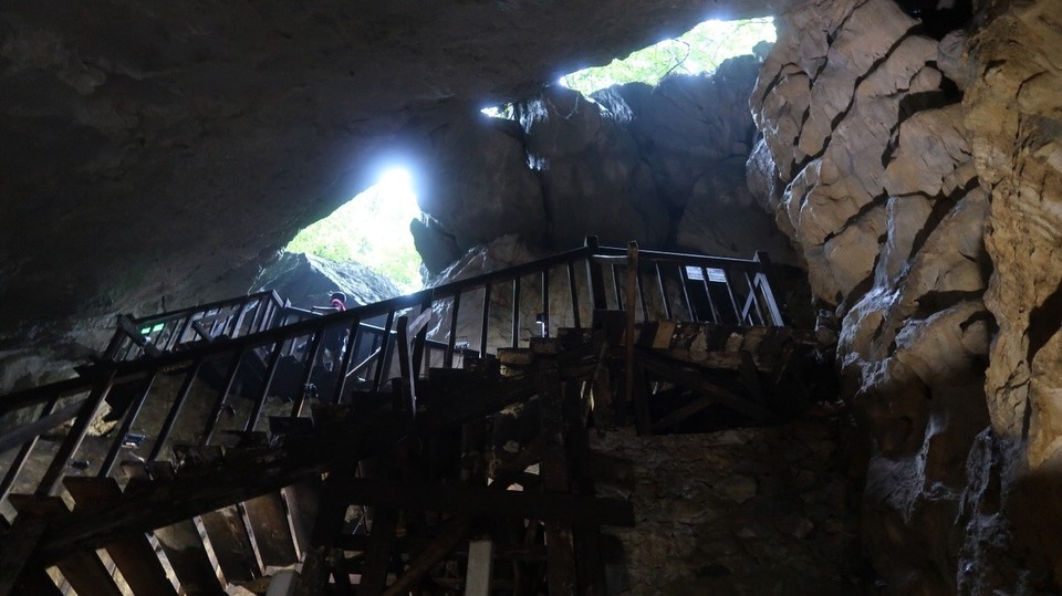 Vietnam - H. Bố Trạch - Eingang zur Höhle...