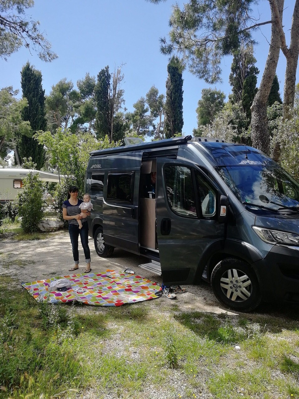 Kroatien - Split - Ein schöner Platz für das Mückimobil 