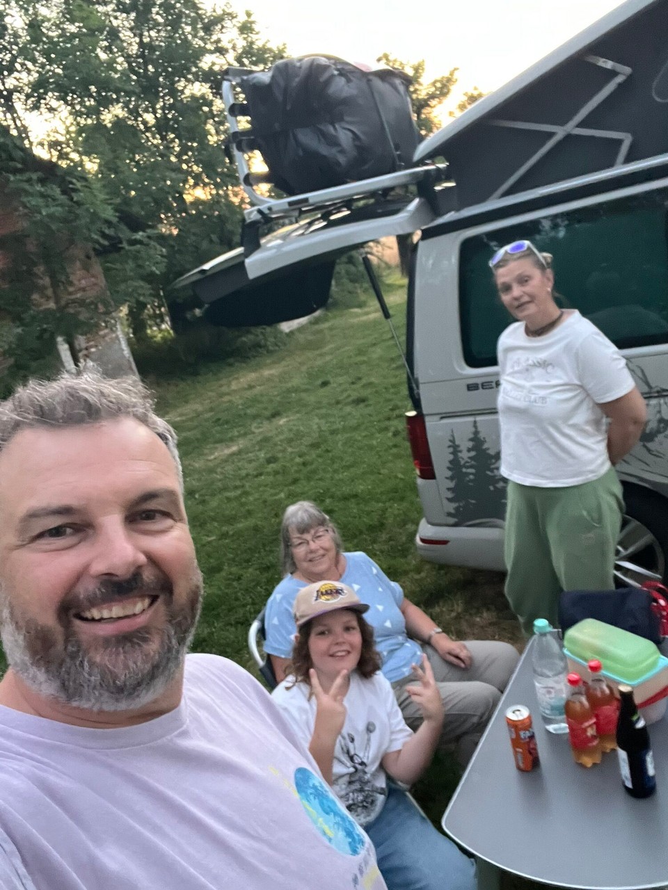 Österreich - Sattledt - 1. Stellplatz über Hinterlandcamping