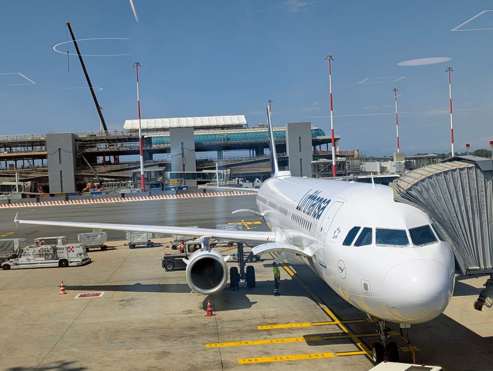 Italien - Rom - Unser Flugzeug steht schon bereit.