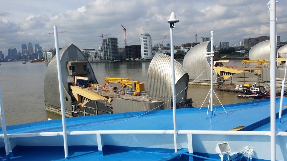  - United Kingdom, London, River Thames - River Thames Tidal Gates