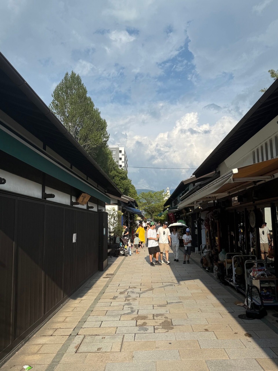 Japan - Matsumoto - Einkaufspassage in Matsumoto, manche Geschäfte sind schon zur Edo Zeit hier gewesen.