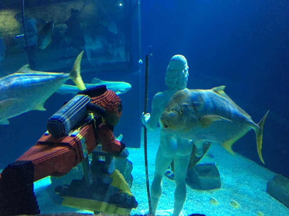 Dänemark - Billund - Auch unter Wasser gibt es Lego.