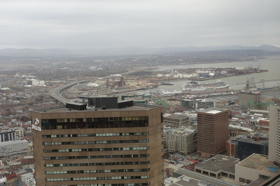 Kanada - Québec - Vue vum Observatoire op den Hafen