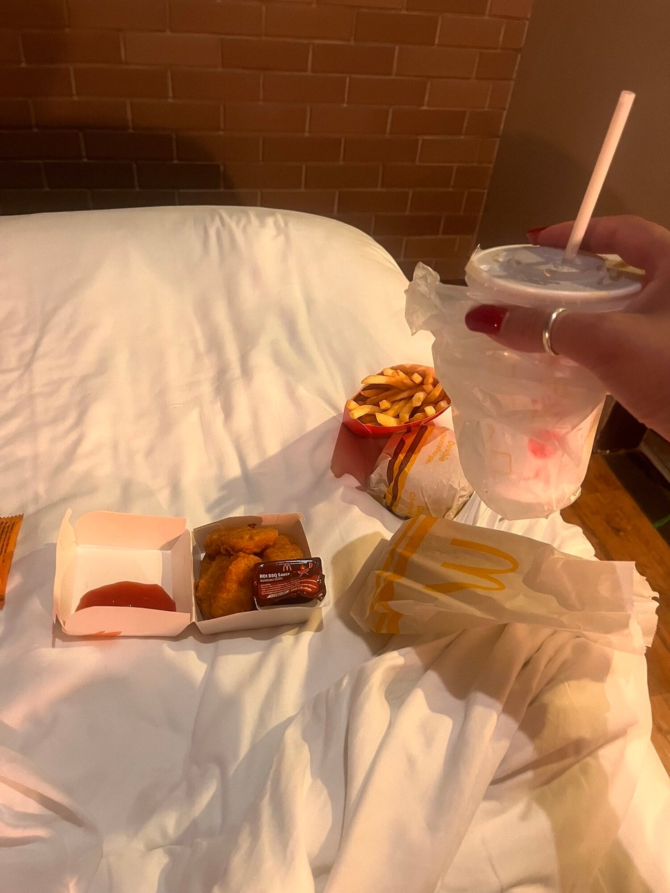 Thailand - Bangkok Noi District - Macdonalds and made in Chelsea at midnight - why not :) 
