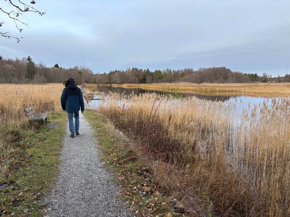 Schweden - Skutskär - Schöner Weg am Kanal entlang 