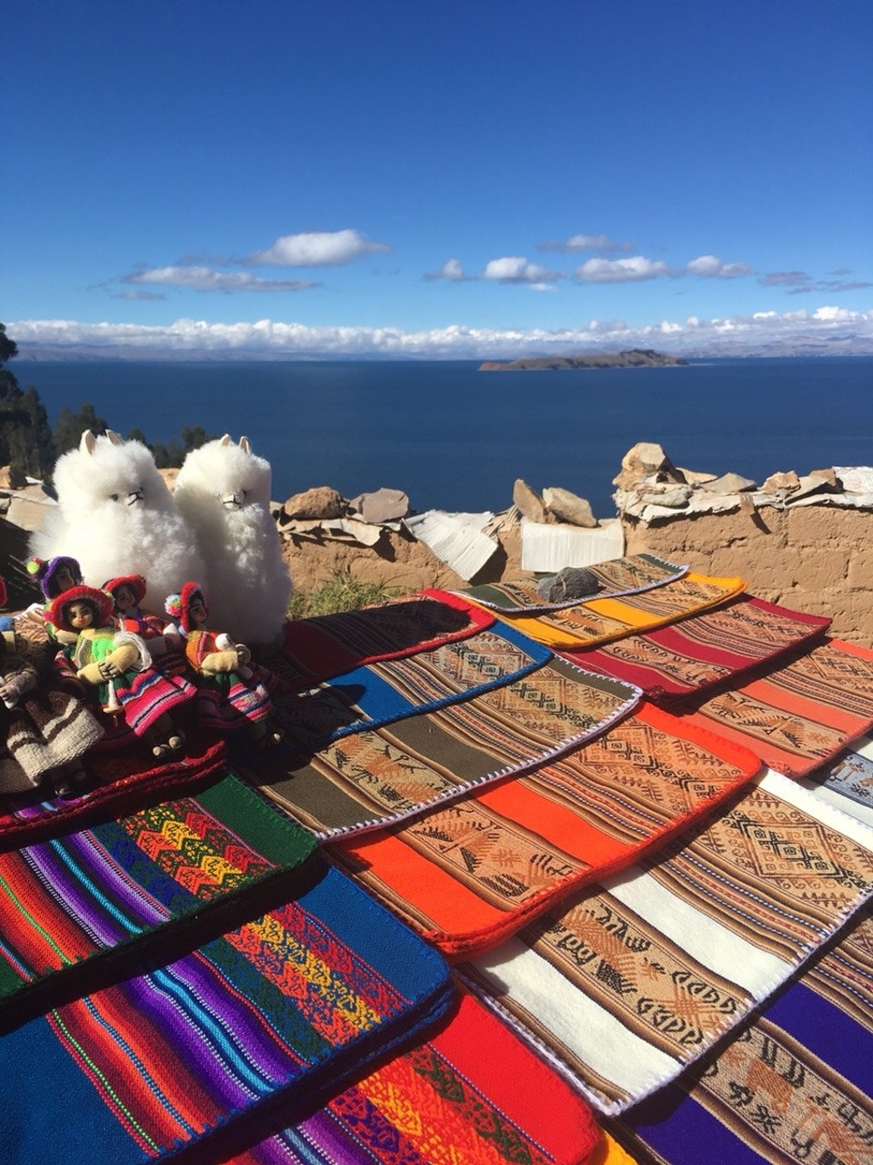 Bolivien -  - Aussicht von der Isla del Sol