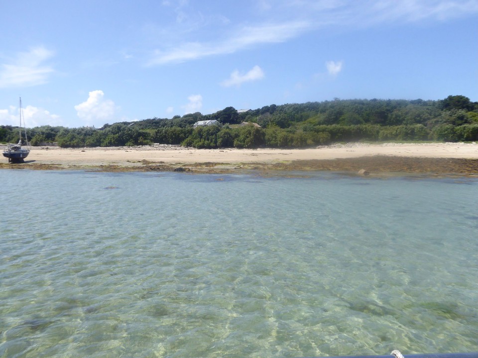 United Kingdom - Isles Of Scilly - The water was a lovely clear blue as the tide receded.