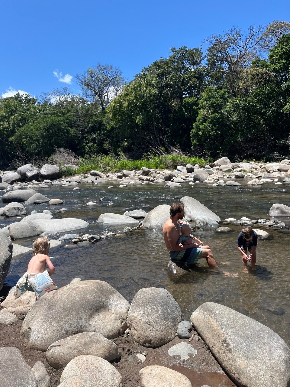 Panama - Boquete - Cooldown in Fluss.