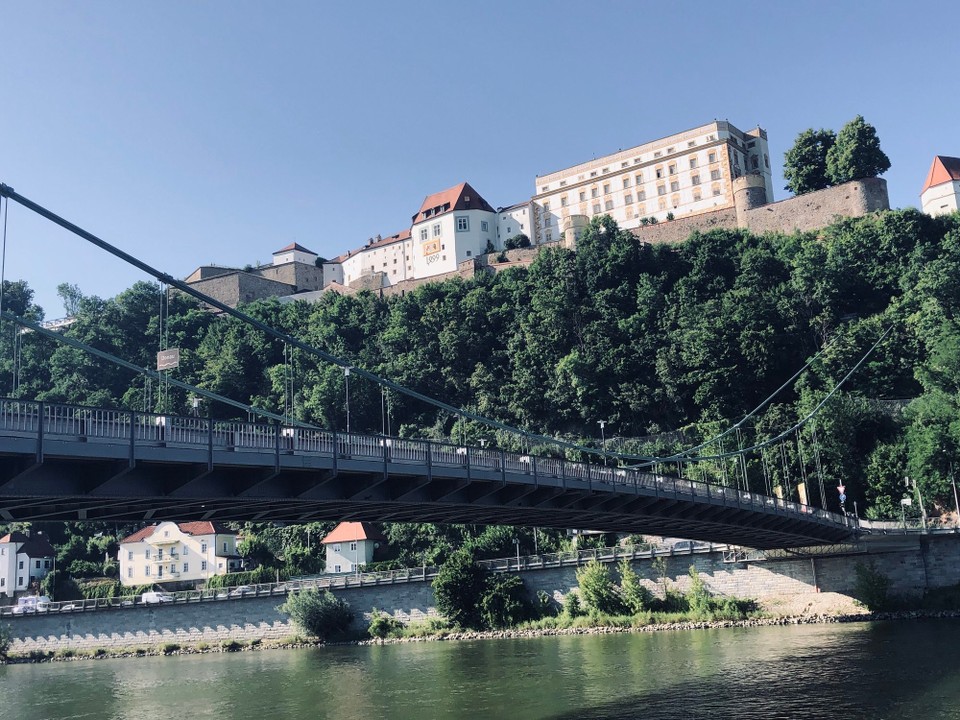 Deutschland - Passau - Die Veste Oberhaus von unten
