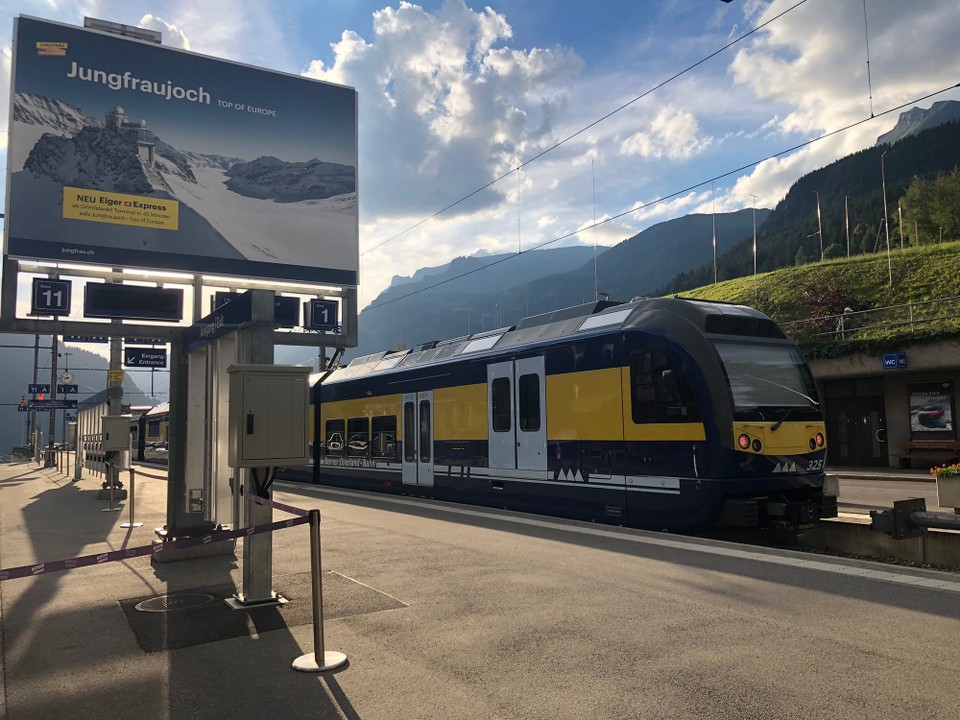 Schweiz - Pontresina - Bahnhof Grindelwald