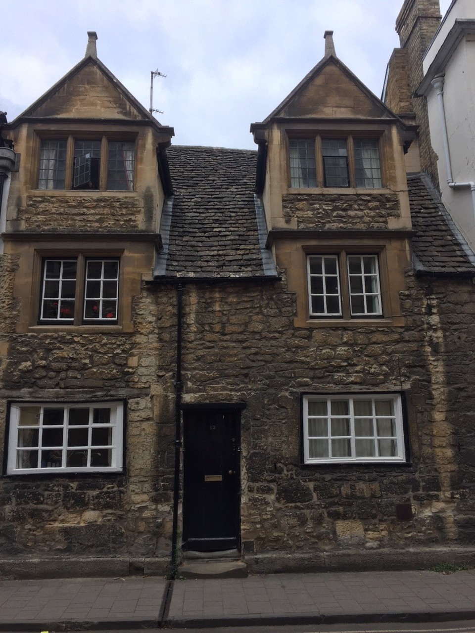 United Kingdom - Oxford - A quaint stone building on Holywell St.