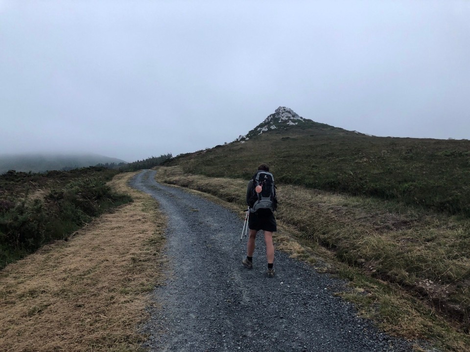 Spanien - Arzúa - Wieder mal am Gipfel und im Nebel