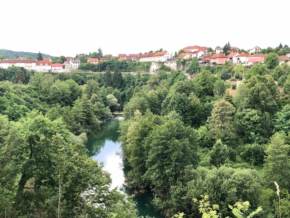 Kroatien - Slunj - Sluni mit dem Fluss Korana