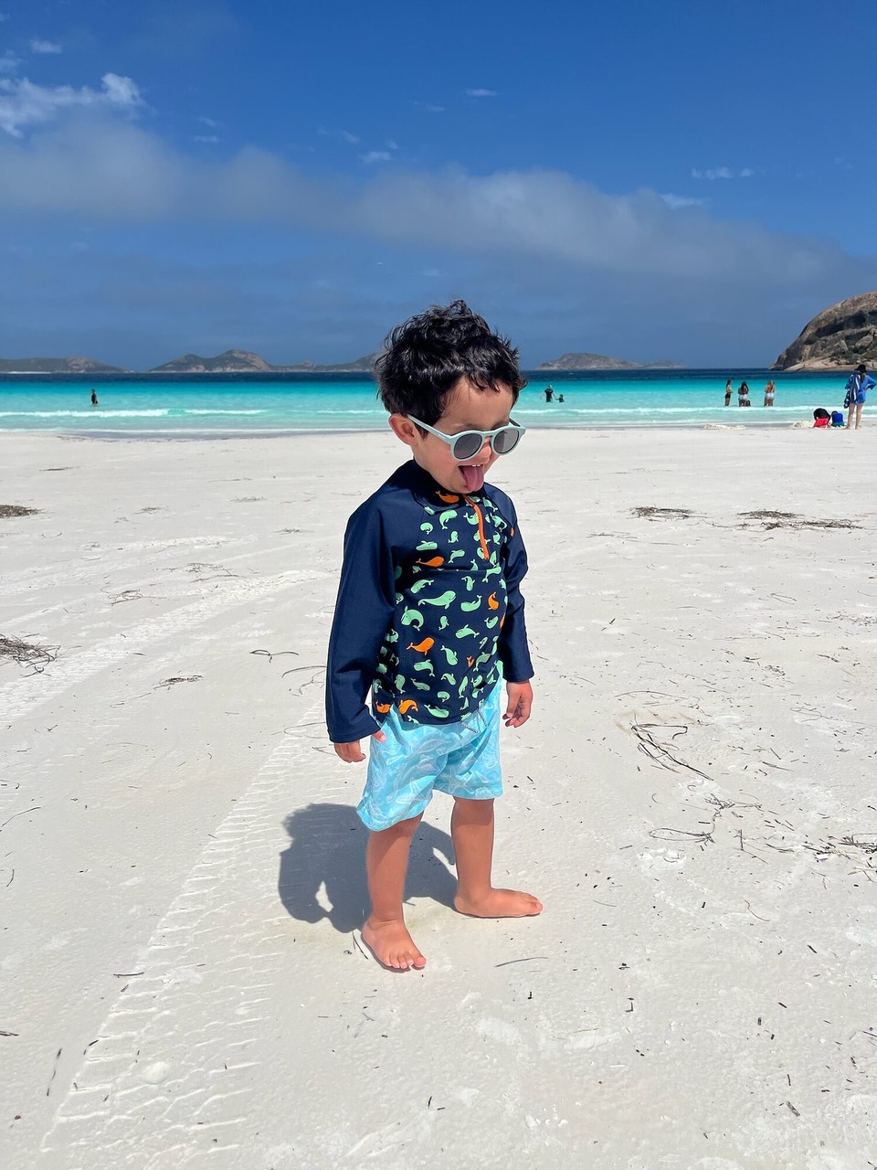 Australien - Cape Le Grand - Nach dem Fotoshooting mit den Kängurus haben wir den Tag noch am Strand verbracht.