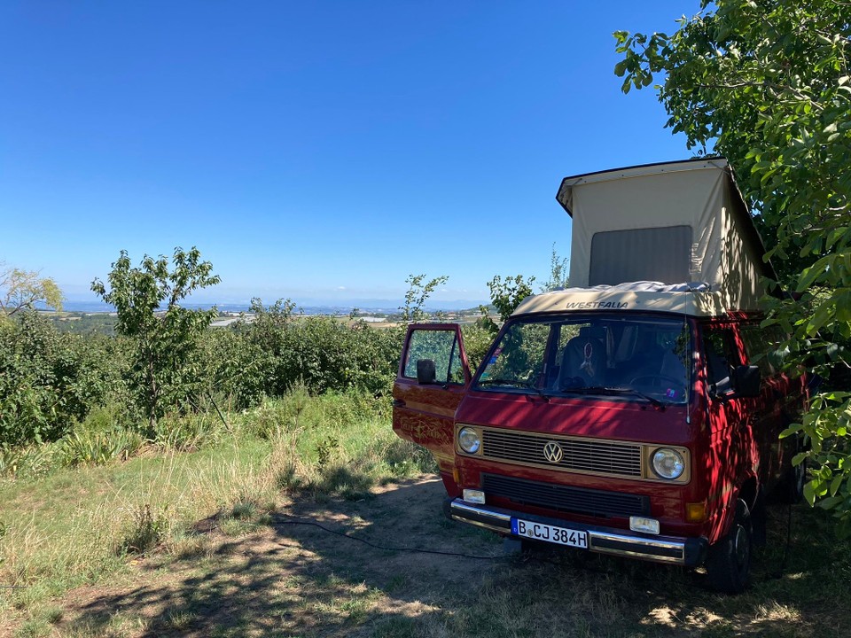 Frankreich - Véranne - Stellplatz in Véranne/ Marlas