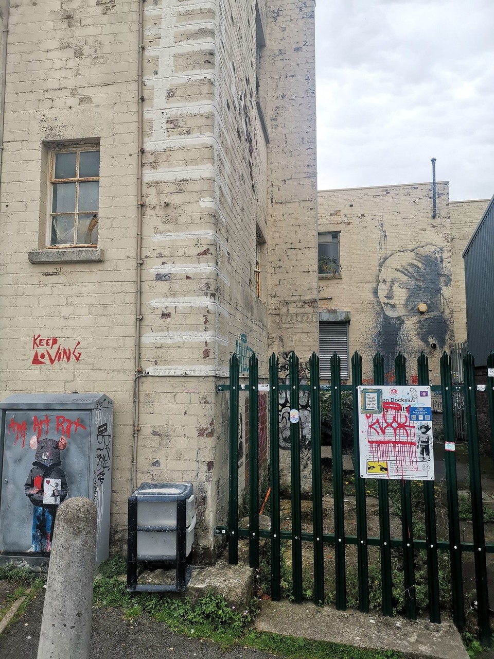 United Kingdom - Bristol - Noch ein Banksy am Kanal 