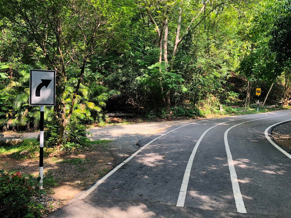 Thailand - Mae Rim - Und der Weg endete auf einer Mini-Straße, die ins Nichts führte. 🛣️