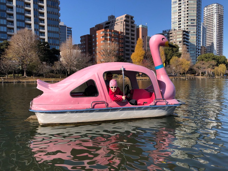 Japan - Taito-Ku - Dort sind wir mit dem Pedalo gefahren 