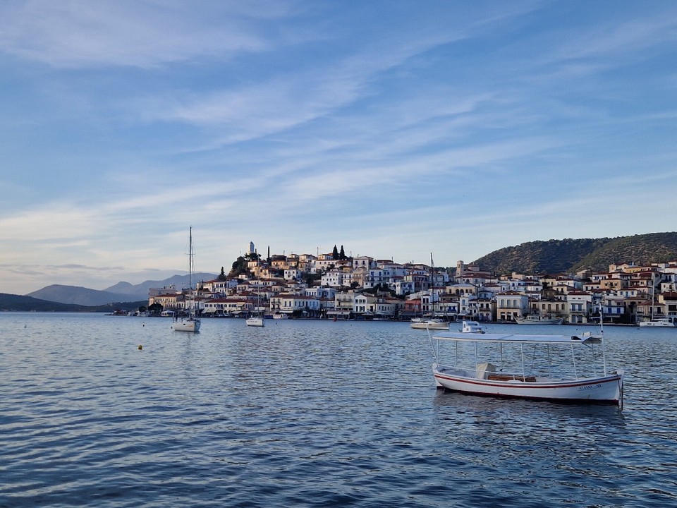 Griechenland - Galatas - Stellplatz in Galatas mit Blick auf Poros