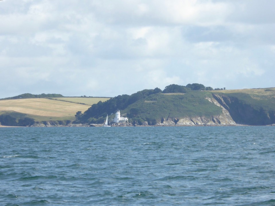 United Kingdom - St Austell - St Anthony Head and Shag Rock.  The lighthouse was constructed in 1835, and is 62 feet tall. In 1983 it featured in the intro of ‘Jim Henson’s Fraggle Rock’ as the Fraggle Rock Lighthouse.
