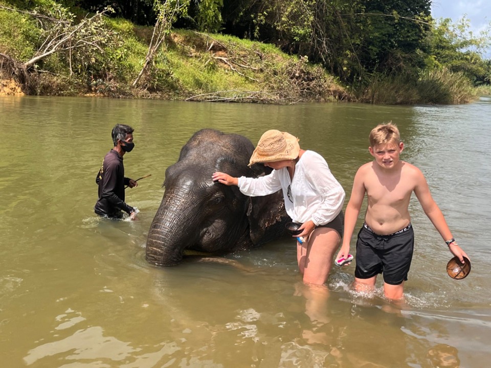 Thailand - Phanom - Fühlt sich ganz eigenartig an. Und nicht überall gleich. Borstig und ledernd an den einen Stellen und an manchen Stellen fast schon weich. 