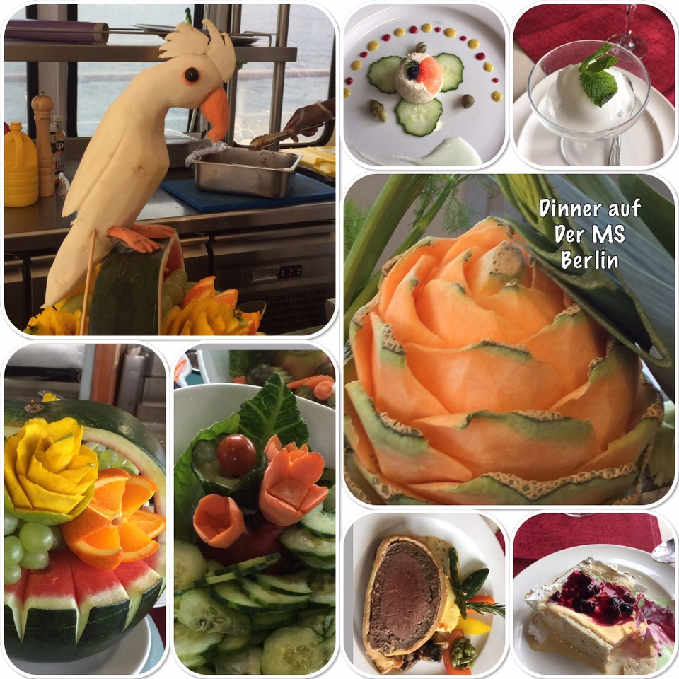Deutschland - Bremerhaven - Menü im Restaurant 