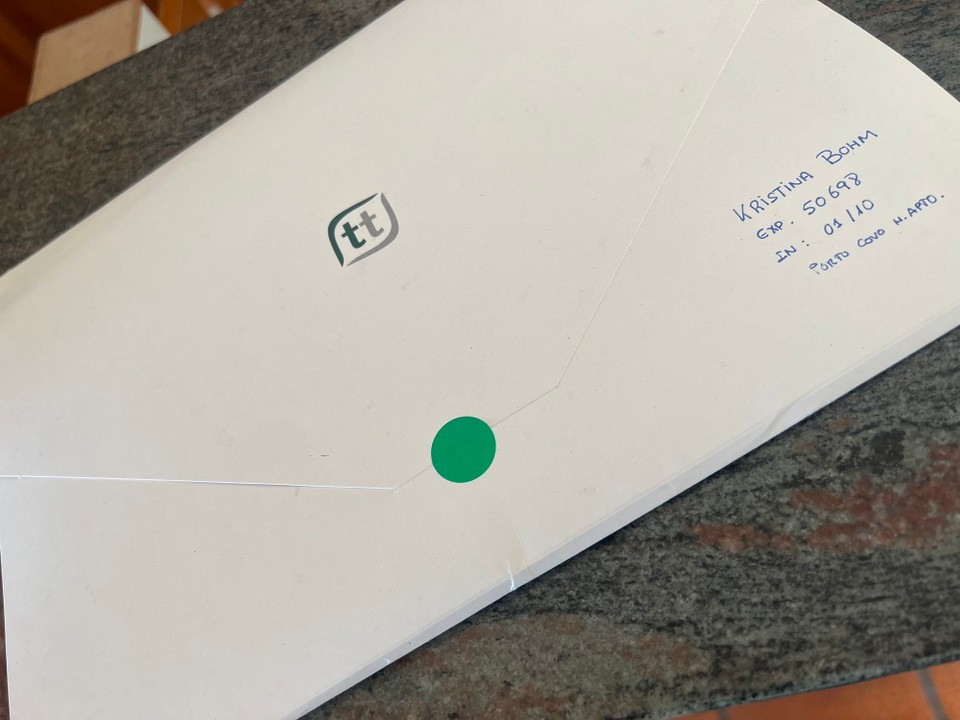 Portugal - Porto Covo - Post an der Rezeption :0)