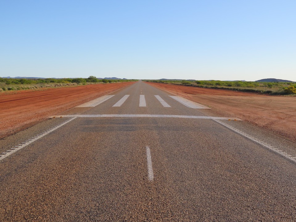 Australia - Karijini - Avec quelques surprises, piste d'atterrissage d'urgence