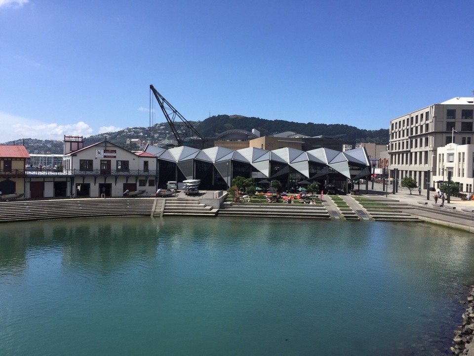 Neuseeland - Wellington - Wharft