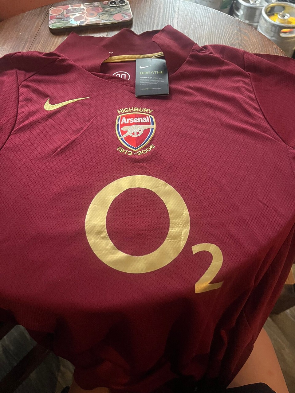 Vietnam - Ho Chi Minh City - We then went to Ben Thamn market and I bought an Arsenal shirt and another hat for £12. Managed to bargain the lady down from 1.2million dong (£40) to 400k (£10) for the Arsenal shirt 