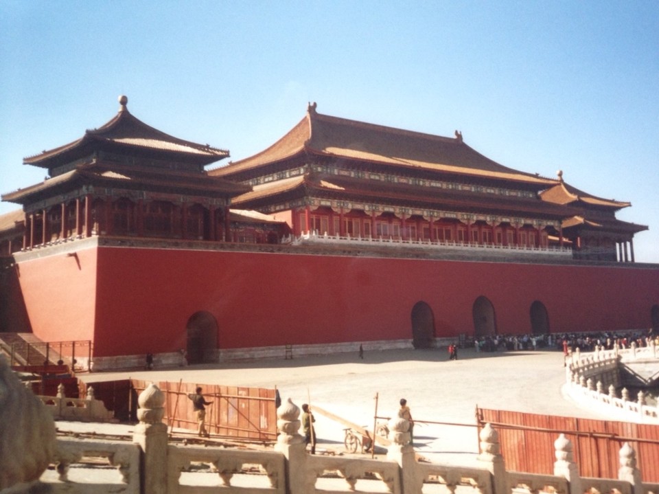 China - Peking - Das Mittagstor, der Haupteingang zur Verbotenen Stadt und dem Goldwasserfluss