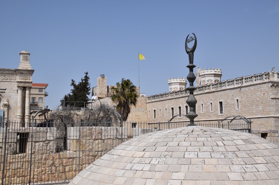 Israel - Jerusalem - Wir umrunden die Altstadt auf der Stadtmauer, mal ein anderer Blick.