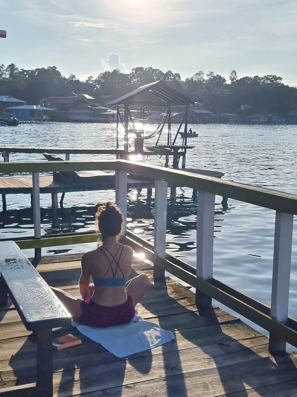 Panama - Bocas del Toro - … mit einer kurzen Morgen-Sonnenaufgangs-Session 🧘🏽‍♀️ beginnen 😍