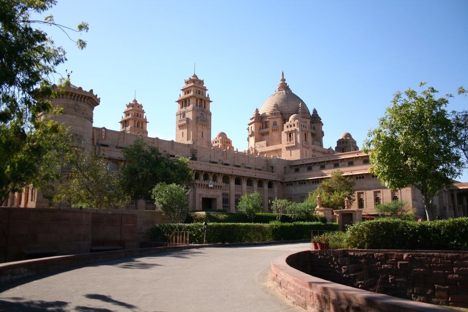 Jodhpur - Jodhpur - the palace of the maharajah 