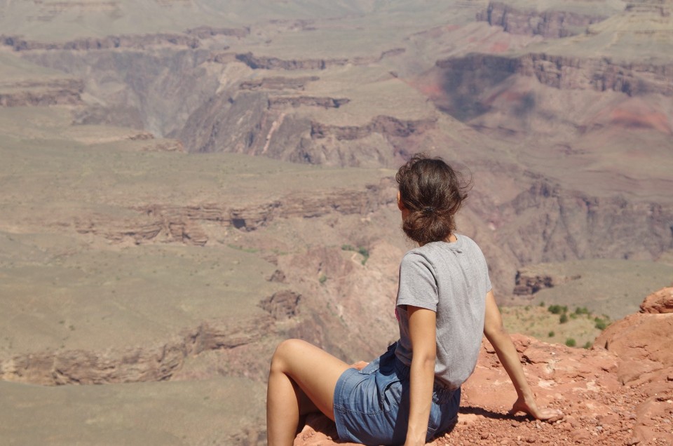 Vereinigte Staaten - Grand Canyon - Kurze Rast vor dem Umkehren