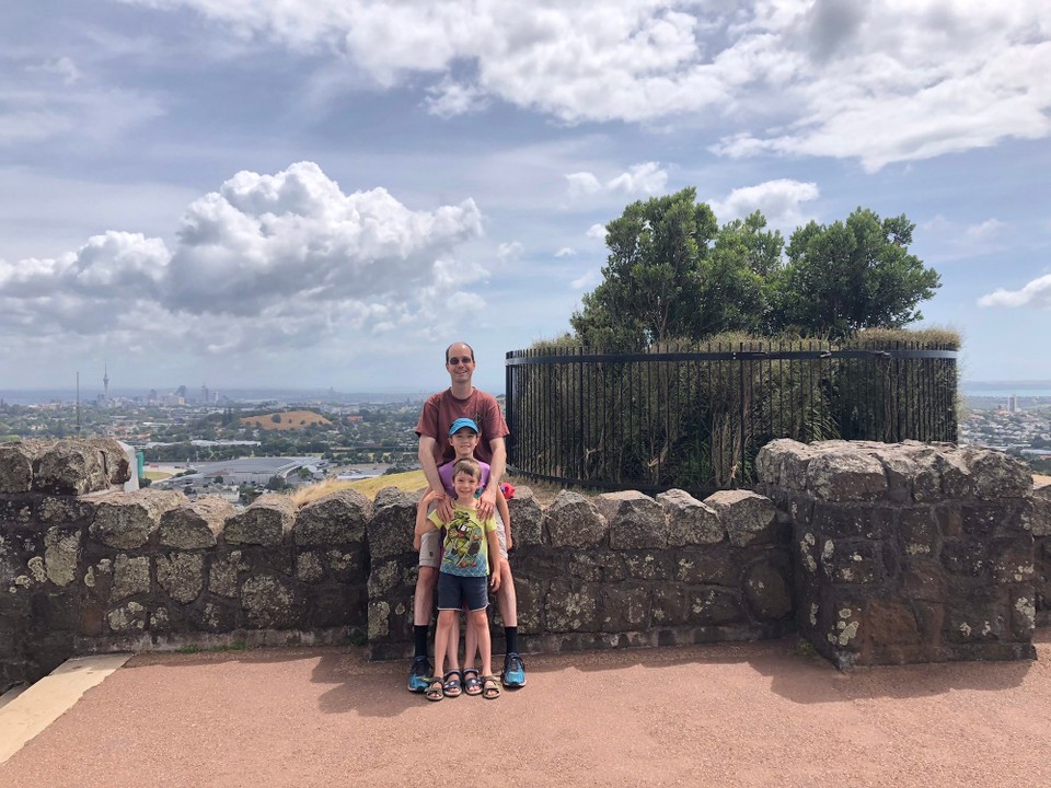 Neuseeland - One Tree Hill - Die Aussicht von oben. 