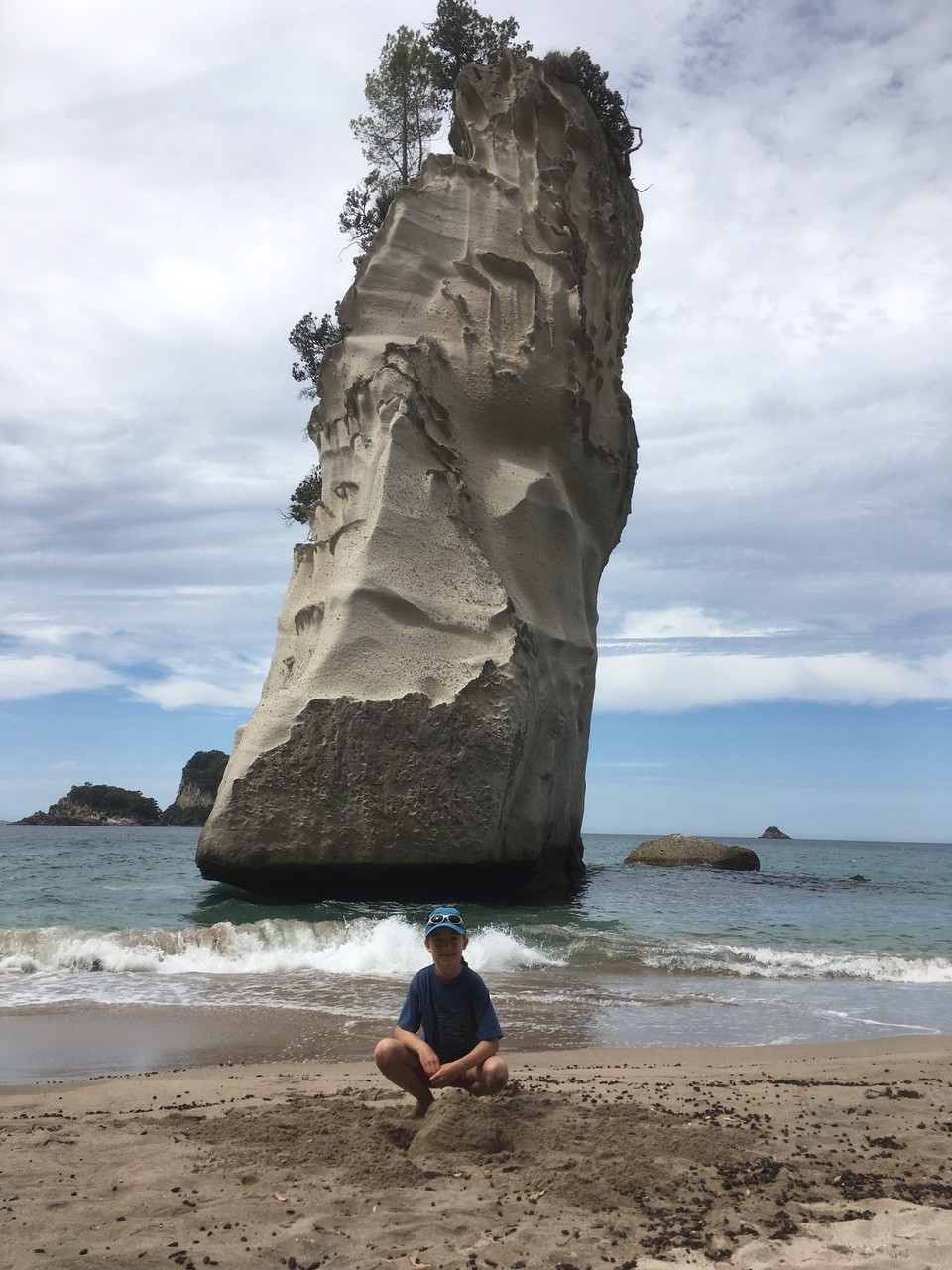 Neuseeland - Hahei - .. während andere schöne Sandiglus bauen oder einfach nur den schönen Strand geniessen.