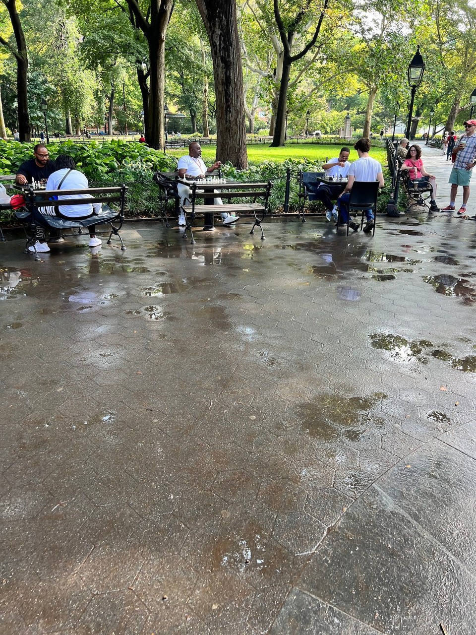 Vereinigte Staaten - New York - Schach im Washington Square Park