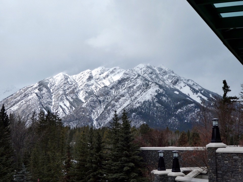 Canada - Banff - From the balcony of the hotel