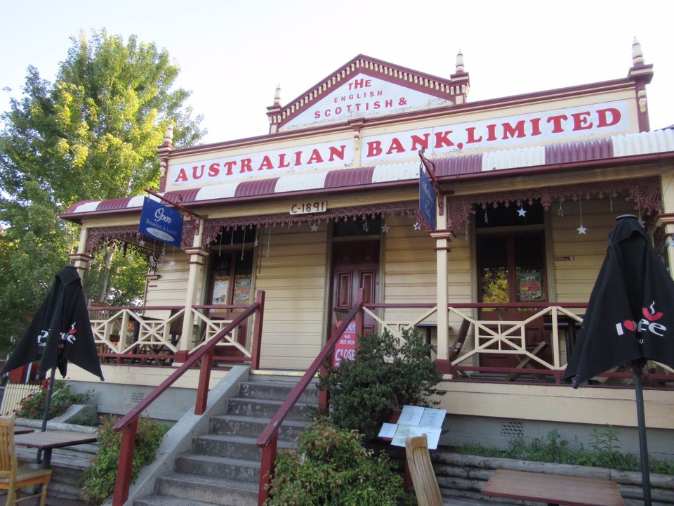 Australien - Kangaroo Valley - Original Bankgebäude von 1800