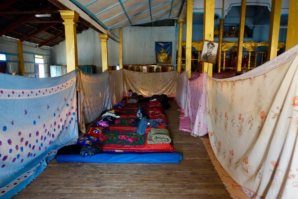 Myanmar (Burma) - Kalaw - Overnatting i kloster