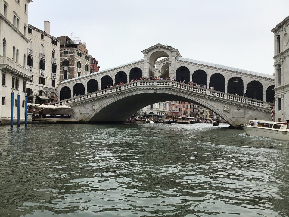 Italien - Venedig - Rialtobrücke.