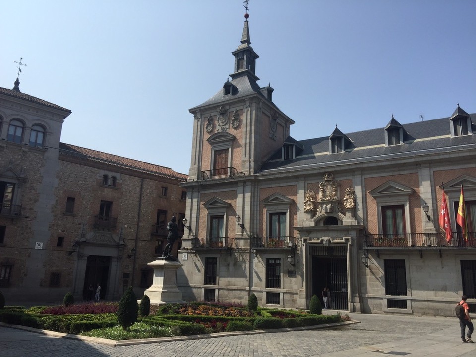 Spain - Madrid - The old Town Square has 15-19th century buildings around it. Very interesting spot. First established in 1571 during the Christian vs Ottoman Empire battles. 